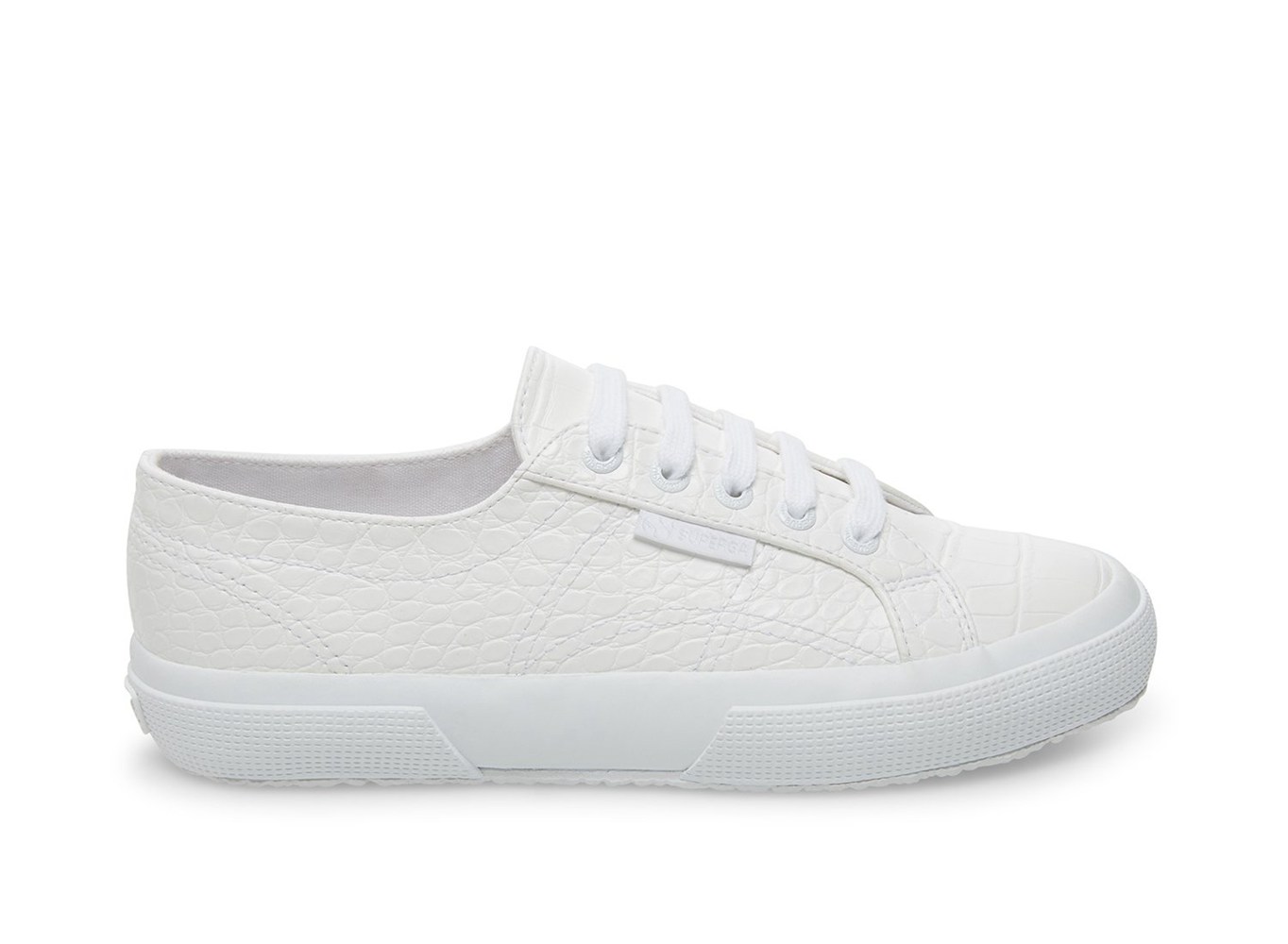 Zapatillas Superga Mujer Blancas - 2750 Syntcrocodile Woven - 015872LNQ